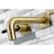 Kingston Brass KS6123CKL Two-Handle Wall Mount Bathroom Faucet, Antique Brass KS6123CKL - alternate 6